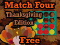 Match Four Free Thanksgiving