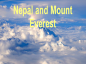 Nepal and Mount Everest