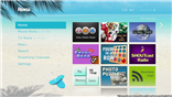 Beach Palms Roku Theme Screenshot