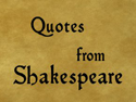 Quotes from Shakespeare