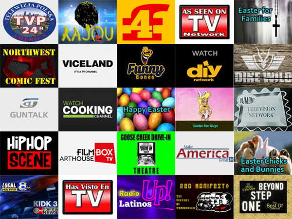 New Roku Channels - March 11, 2016