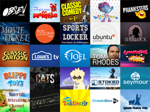 New Roku Channels - August 5, 2016
