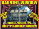 Haunted Halloween Window 2017