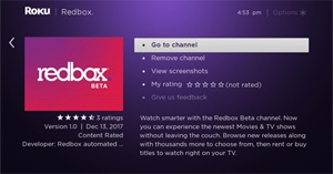 Redbox expands beta testing of streaming video service on Roku