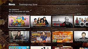 Roku Zone delivers a curated collection of Thanksgiving entertainment