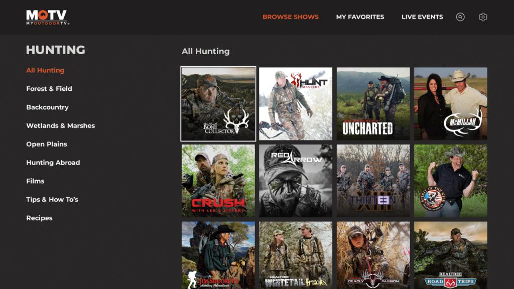 Myoutdoortv Roku Guide