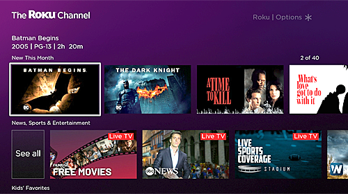 Some Known Facts About New Roku Channel.